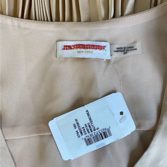 Ramy Brook Rori Satin Pleated Minidress size S - Picture 12 of 12